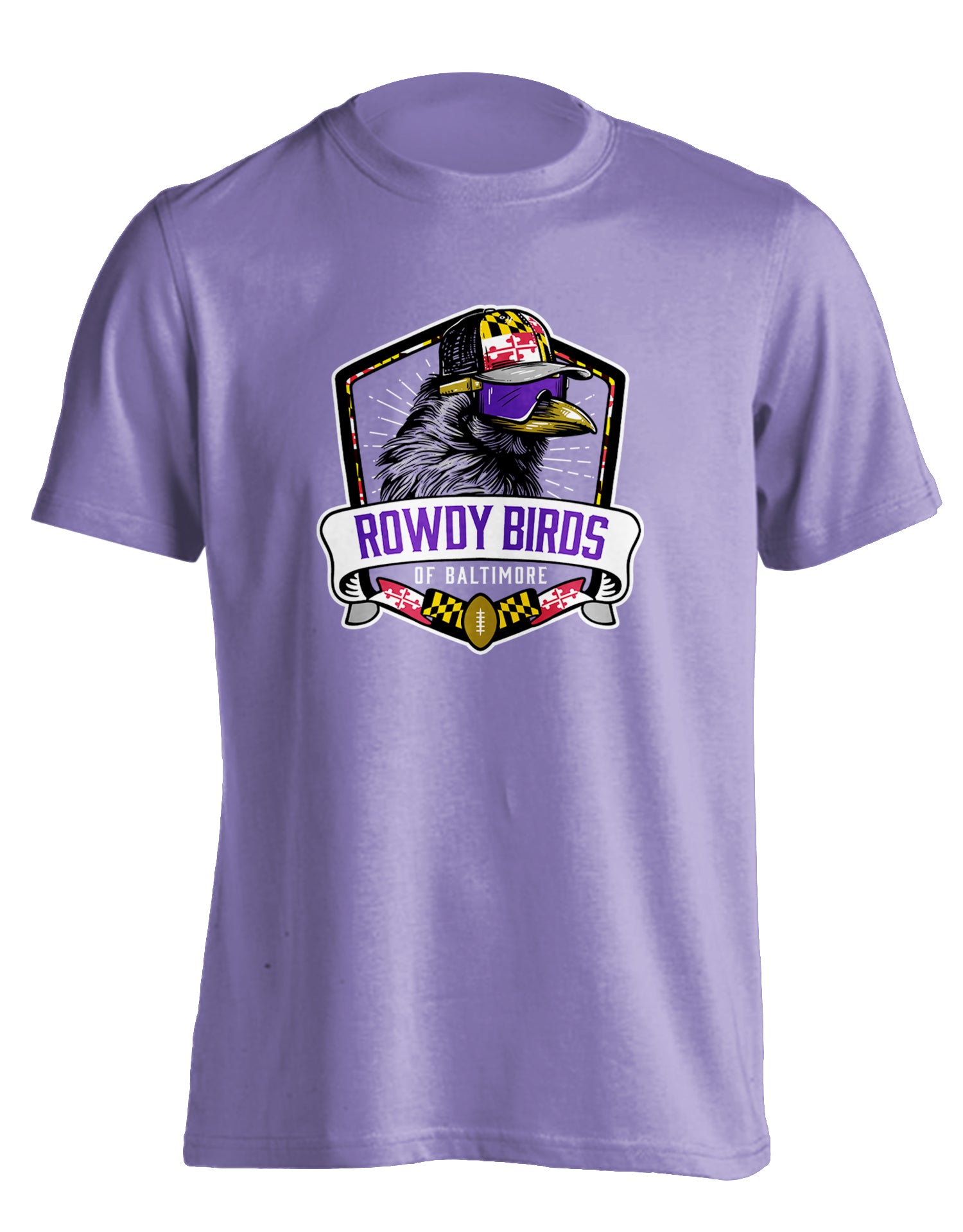 Rowdy Birds Badge (Violet) / T-Shirt