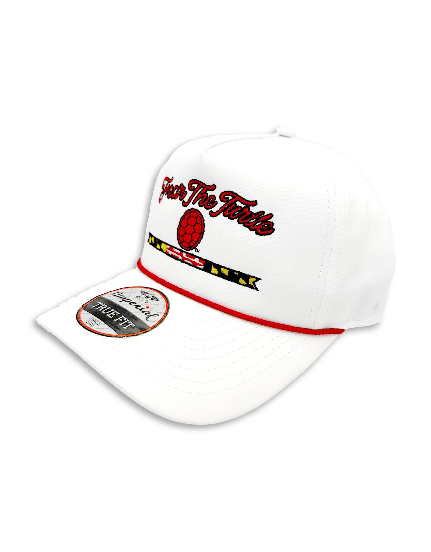 Fear the Turtle (White/Red) / Rope Hat
