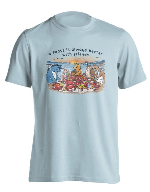 Friends Crab Feast (Chambray) / T-Shirt