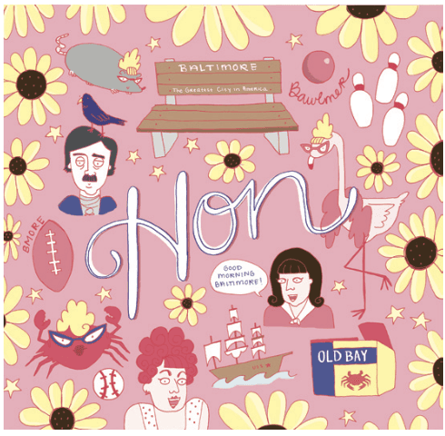 Baltimore Hon / Throw Pillow