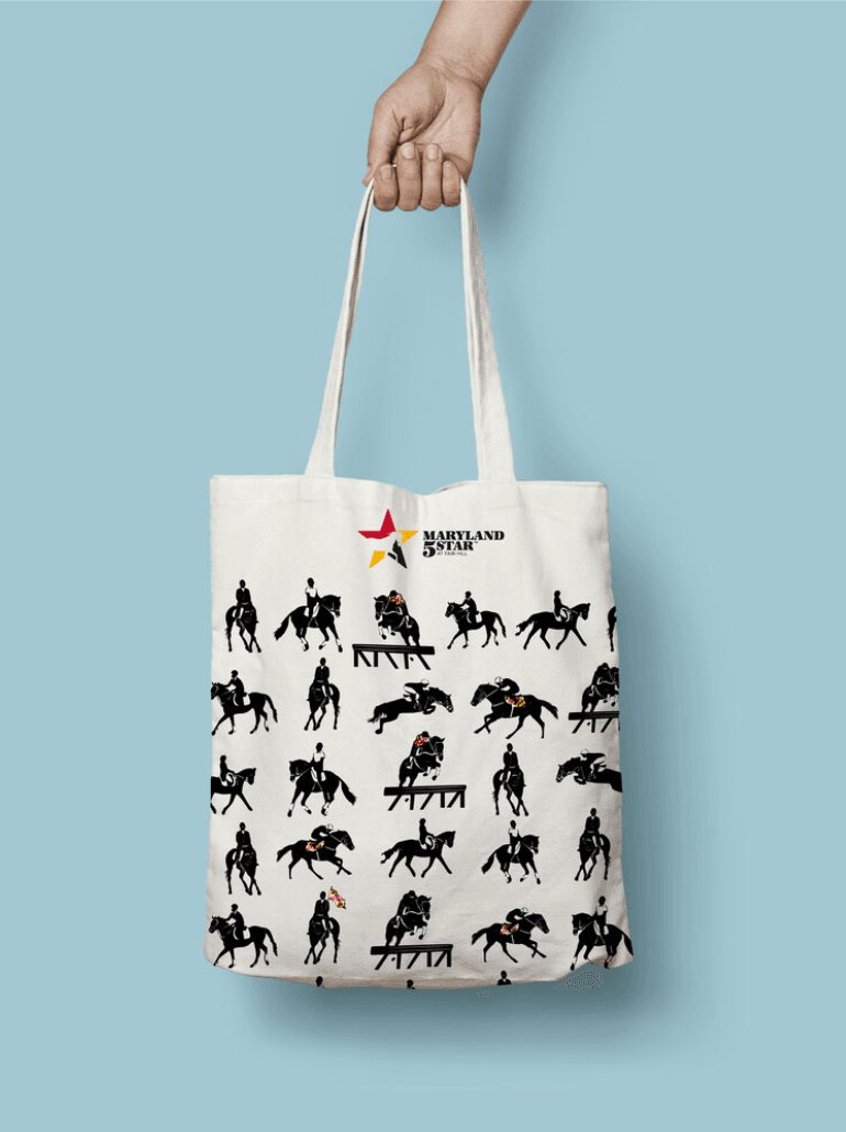 Maryland 5 Star Pattern / Tote Bag