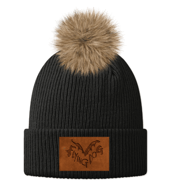Collab - Flying Dog Flying Dog (Black) / Pom Beanie 1 Black