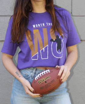 Worth The W8 (Purple Rush) / Shirt - Route One Apparel