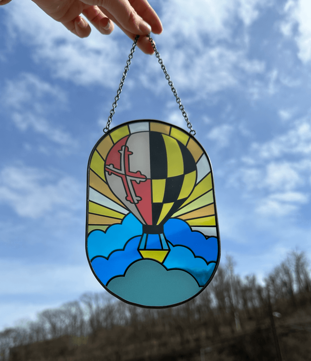 MD Hot Air Balloon / Suncatcher
