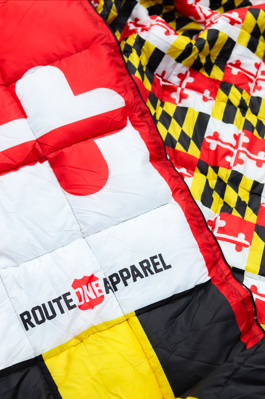 Maryland Flag / Packable Blanket - Route One Apparel