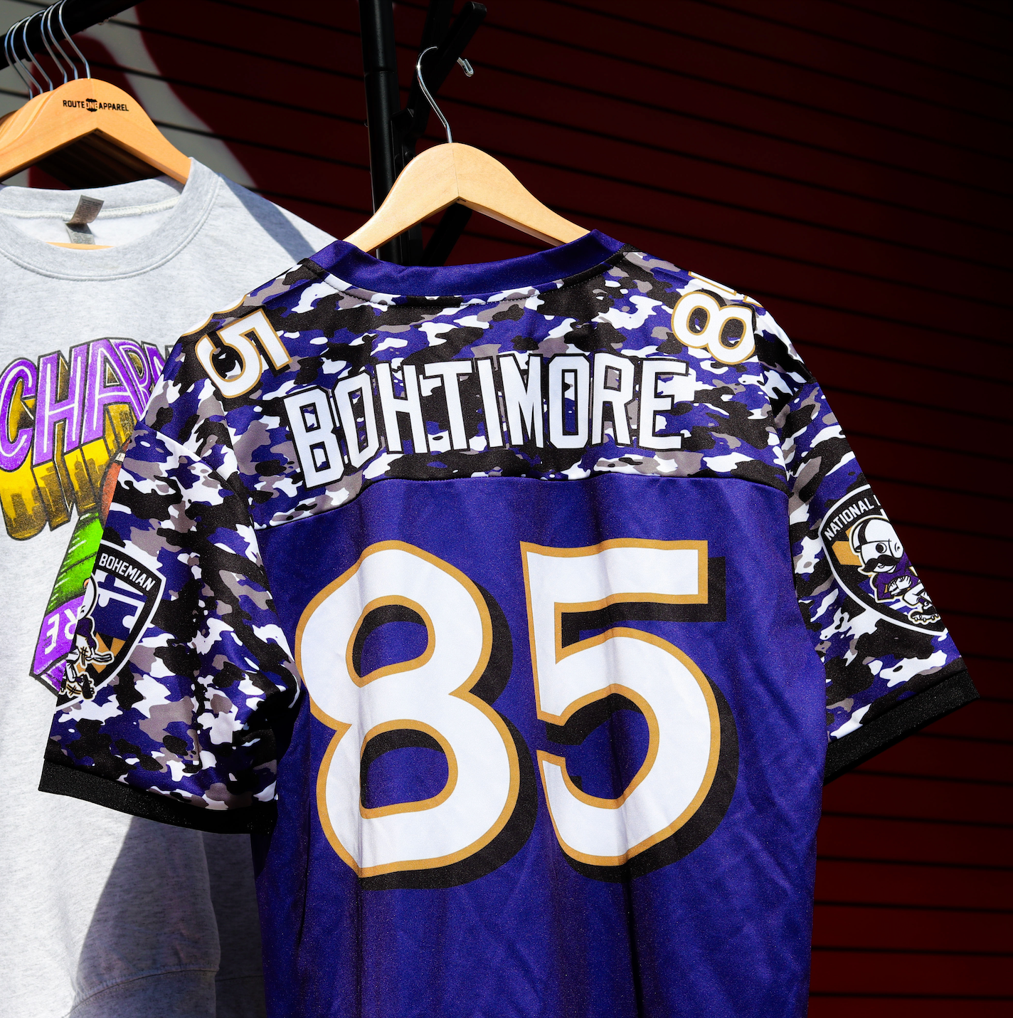 Bohtimore / Football Jersey - Route One Apparel