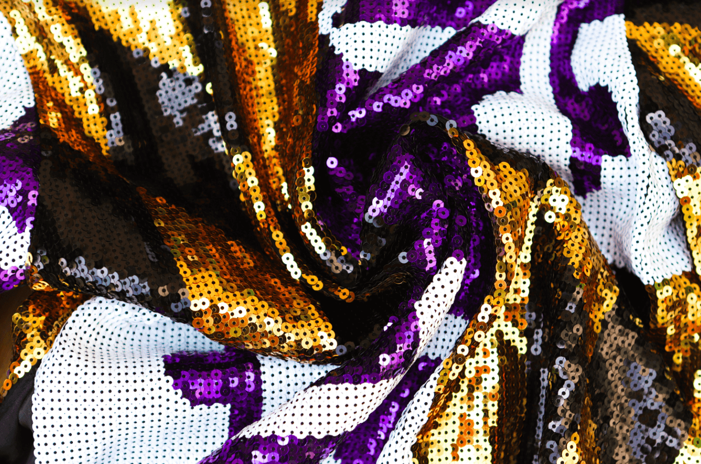 *REQUEST IT* Purple & Gold Maryland Flag / Sequin Jacket - Route One Apparel