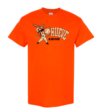 Bohlieve in Baltimore (Orange) / Shirt - Route One Apparel
