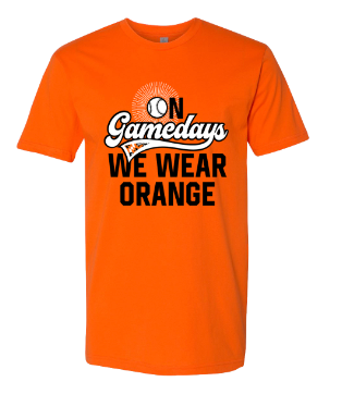 On Gamedays We Wear Orange (Orange) / Shirt - Route One Apparel