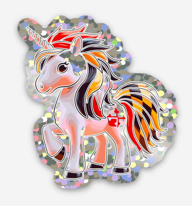 Maryland Unicorn / Sticker - Route One Apparel