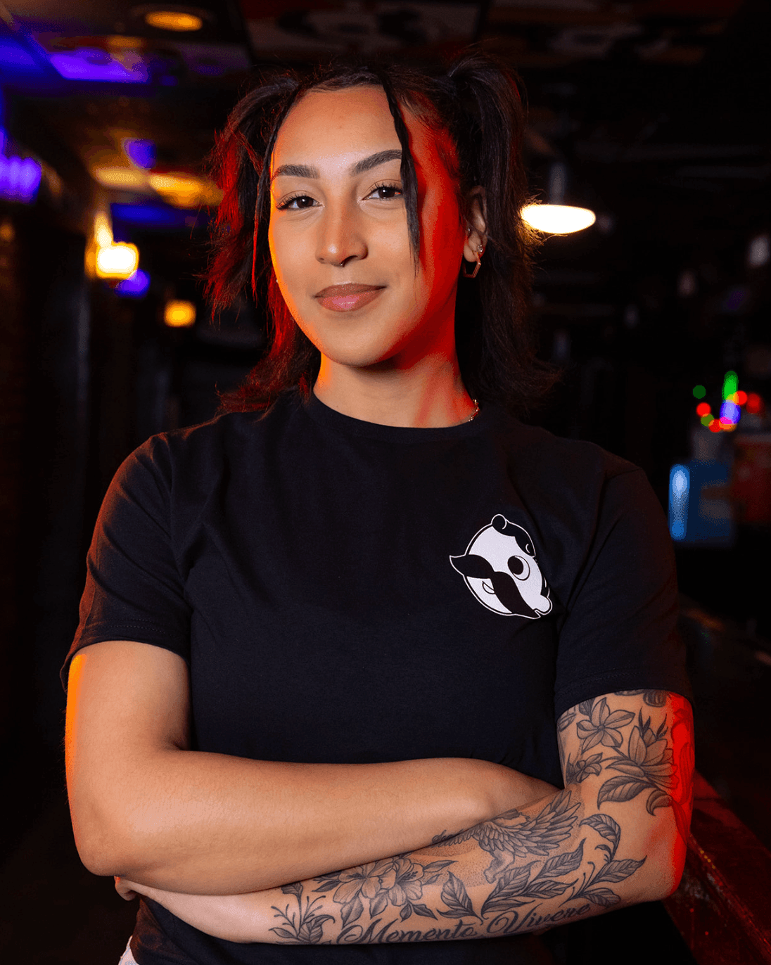 Natty Boh on a Motorcycle (Black) / Shirt - Route One Apparel