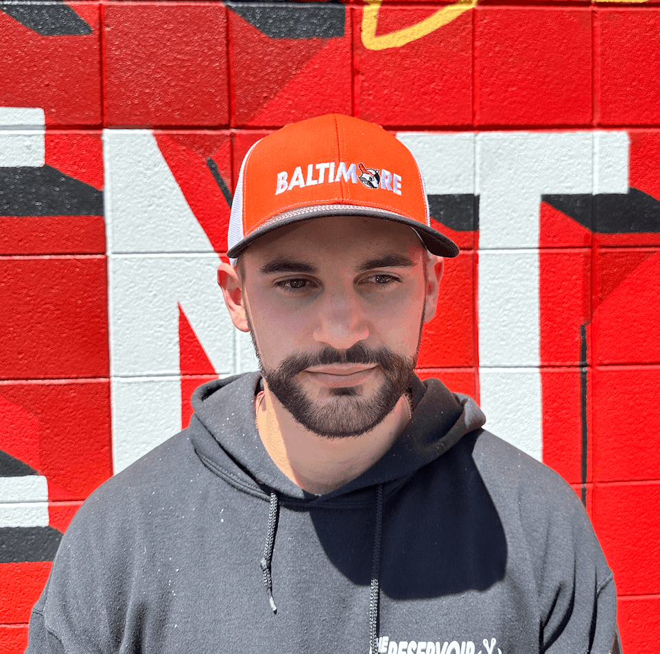 BALTIMORE - Boh Baseball Logo (Orange Tricolor) / Baseball Hat