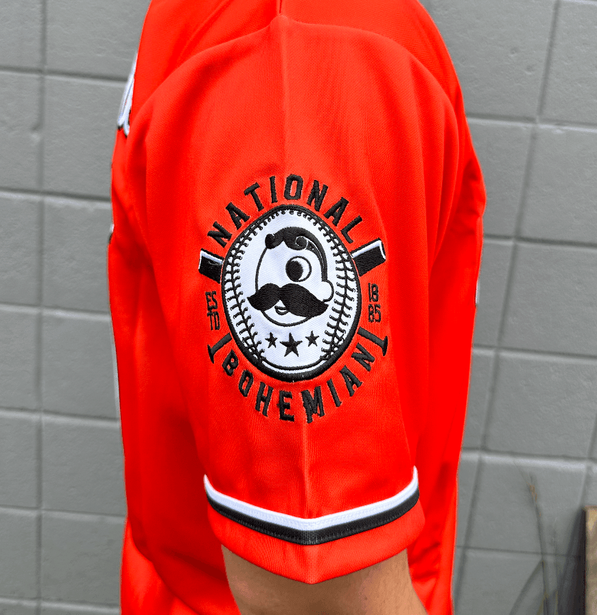 Natty Boh - Bohtimore Baseball Team (Orange) / Baseball Jersey