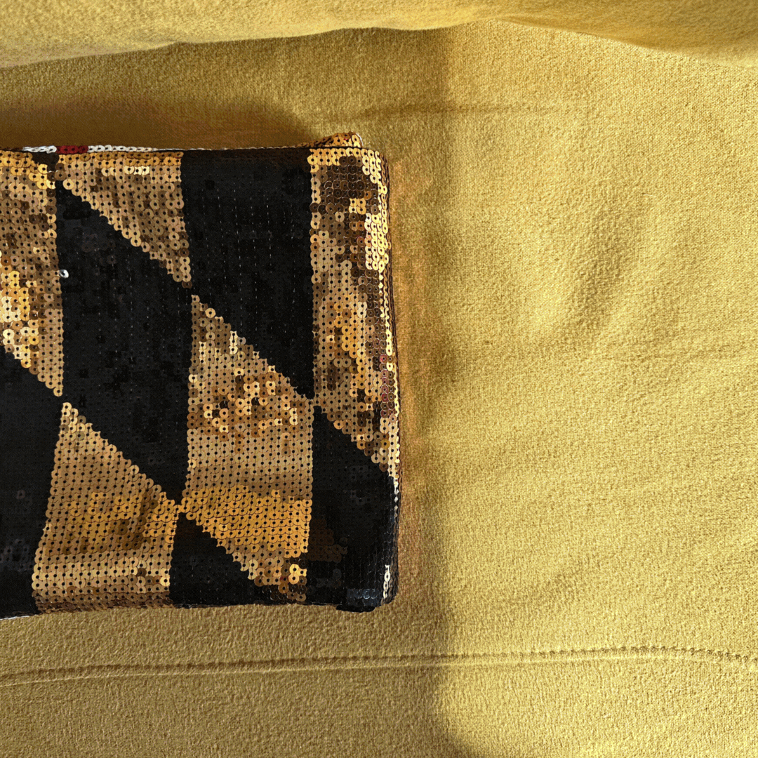 Sequin Maryland Flag / Throw Pillow - Route One Apparel