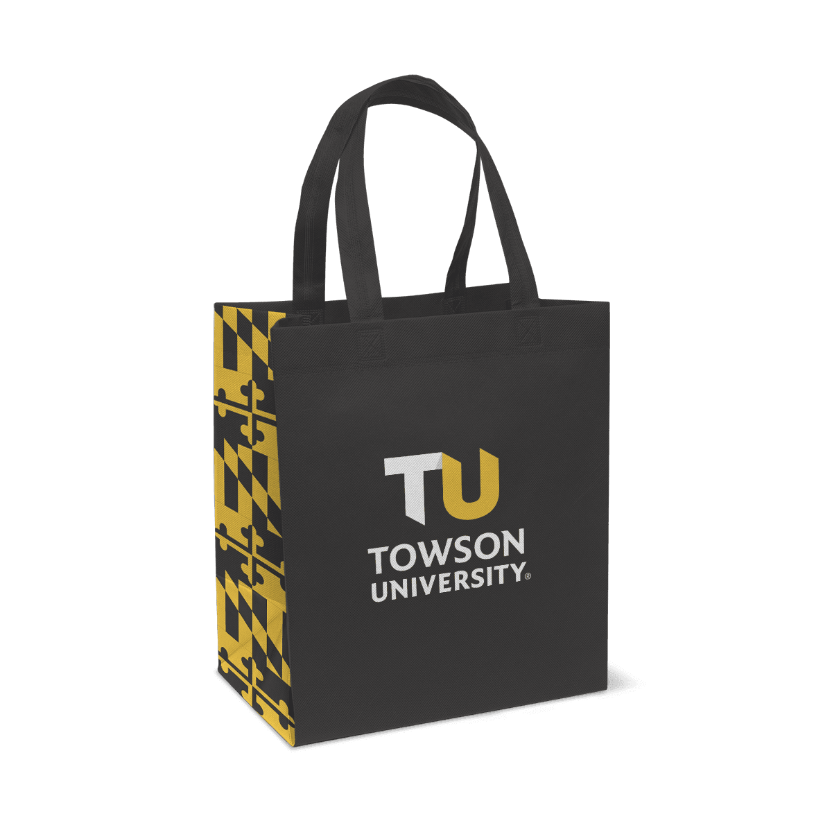 CLC Licensing - Towson Towson University w/ Gold MD Flag / Reusable Shopping Bag 1