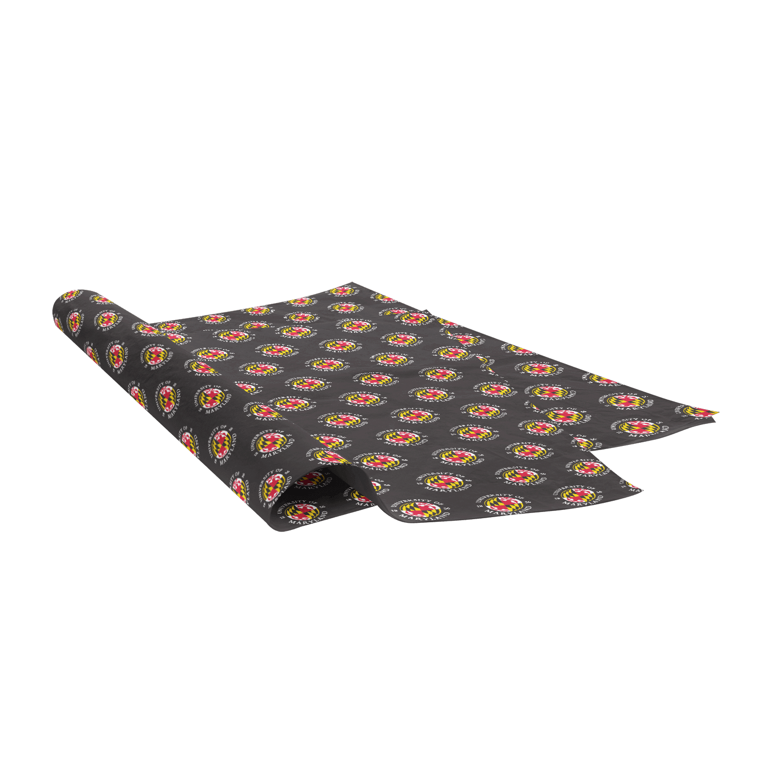 UMD Flag Globe Pattern (Black) / Tissue Paper Pack