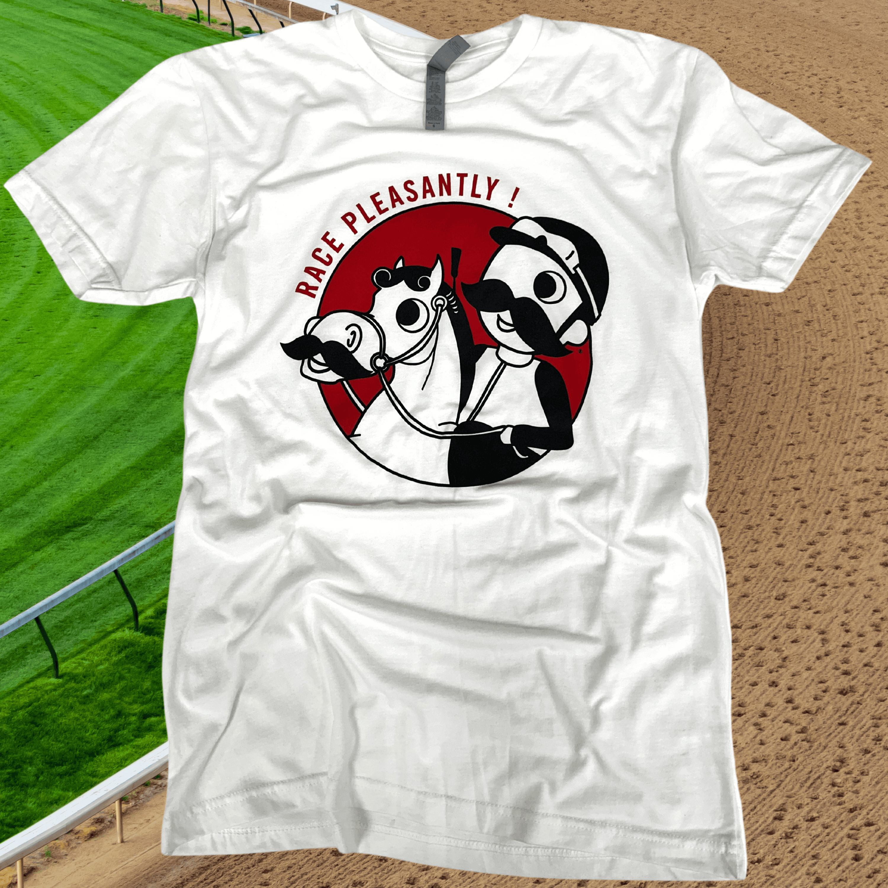 Natty Boh Race Pleasantly (White) / Shirt
