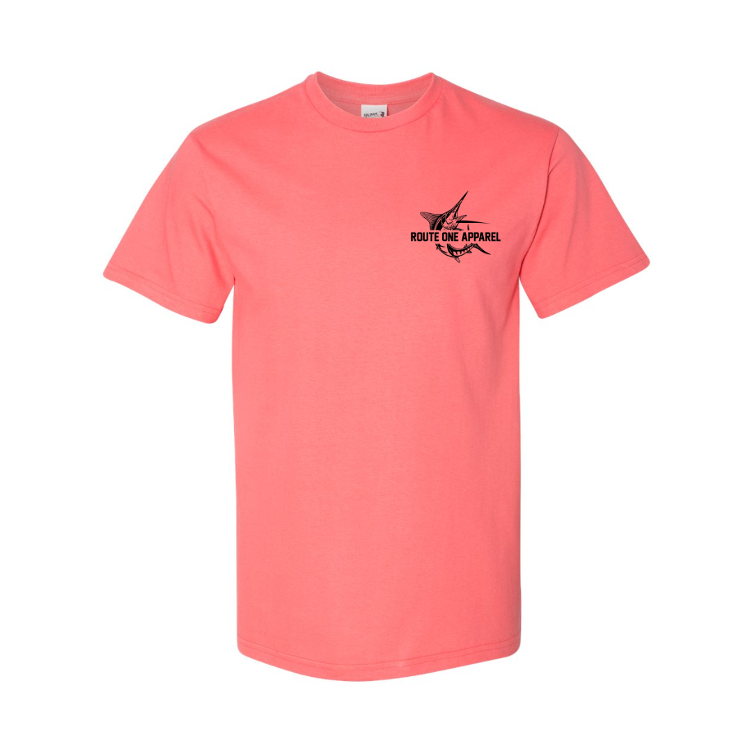*PRE-ORDER* White Marlin OLD BAY Pride (Coral) / Shirt - Route One Apparel