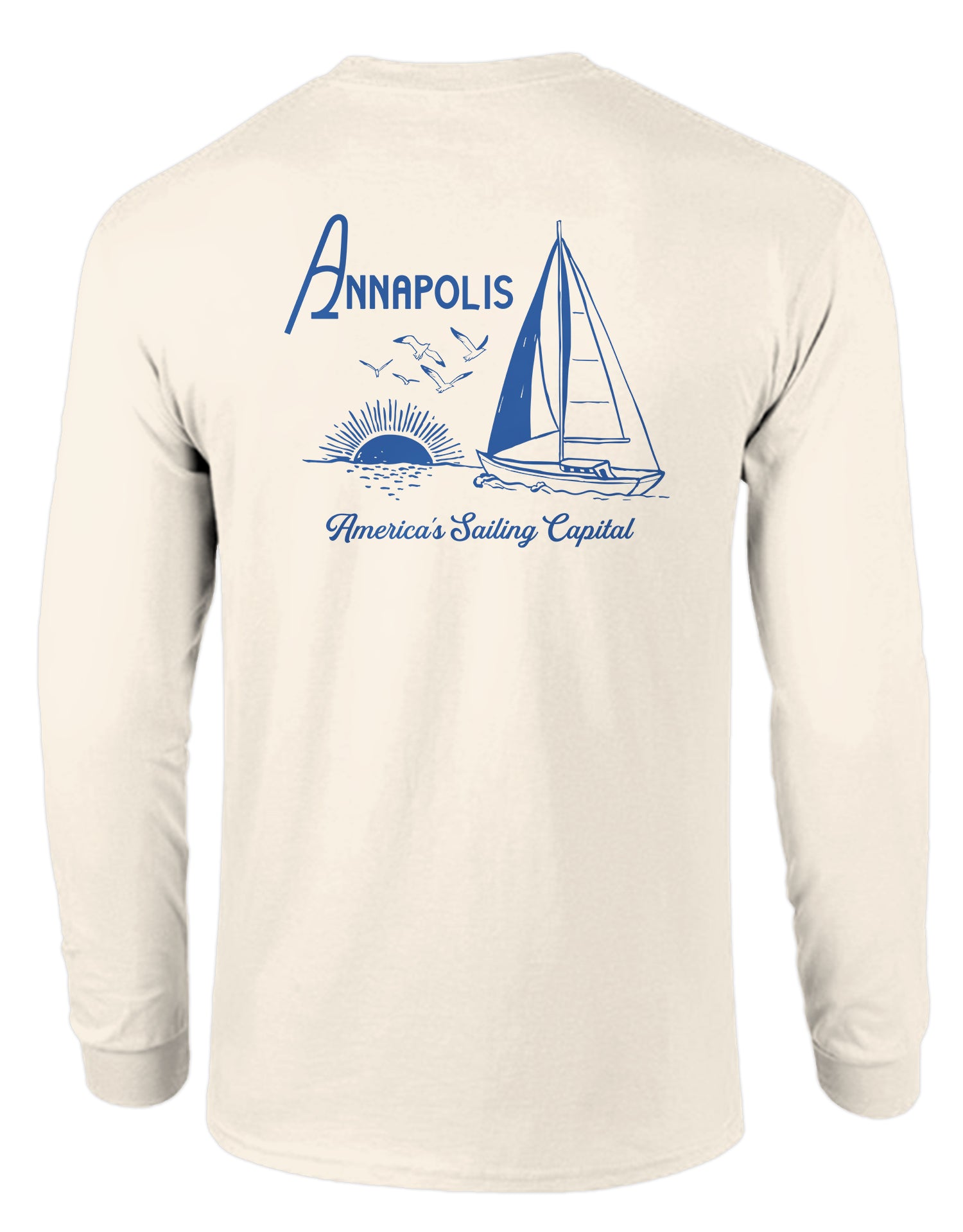 America's Sailing Capital (Ivory) / Long Sleeve Shirt