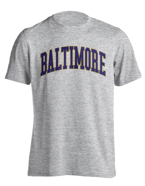 Wear Maryland Baltimore Font (Sport Grey) / T-Shirt Sport Grey