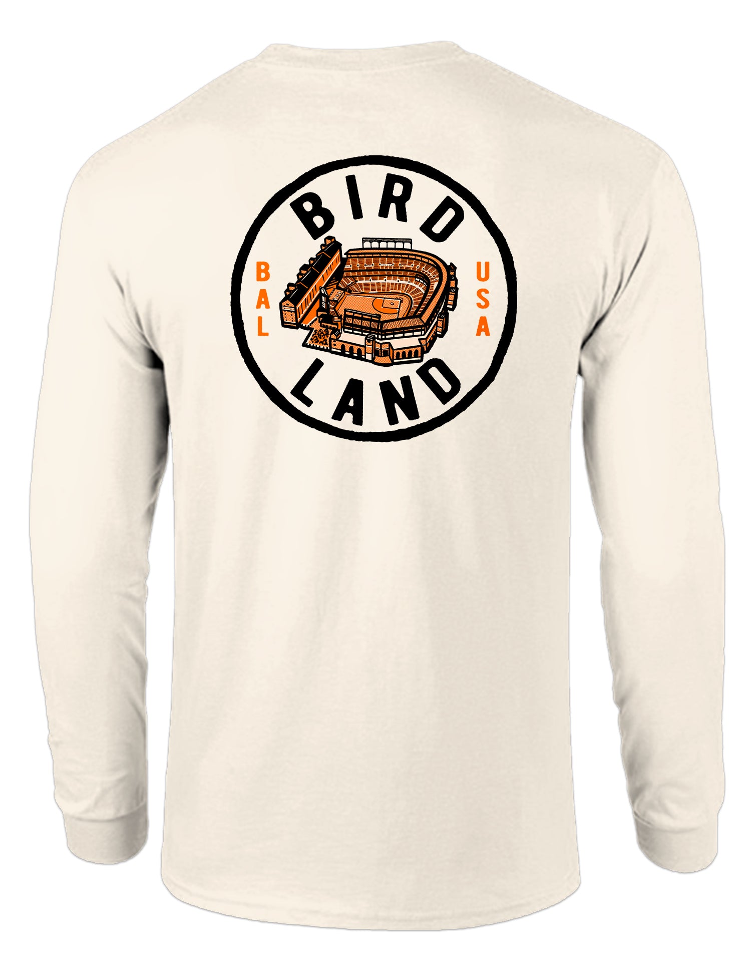 Wear Maryland Birdland (Ivory) / Long Sleeve Shirt Ivory