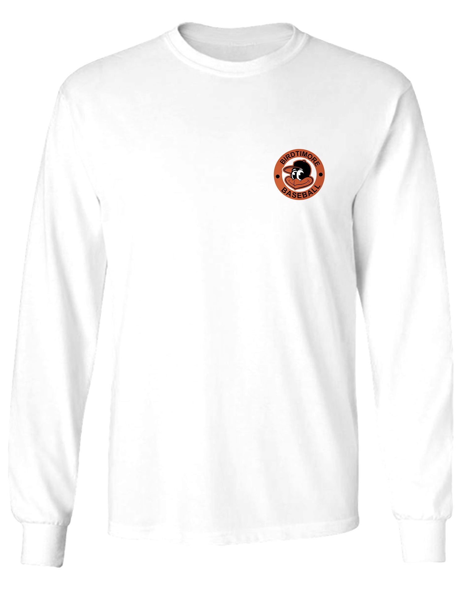 Wear Maryland Birdtimore Baseball Trading Card (White) / Long Sleeve Shirt