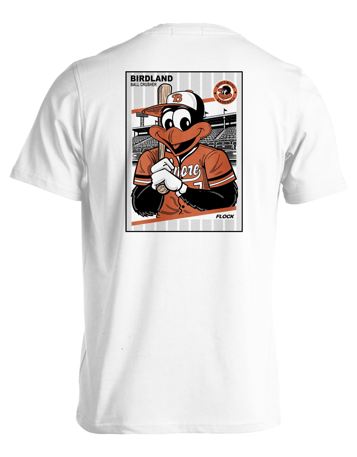 Wear Maryland Birdtimore Baseball Trading Card (White) / T-Shirt White