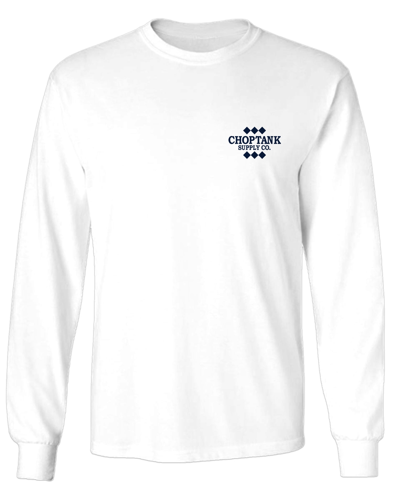 Big "C" Brand Oysters (White) / Long Sleeve Shirt