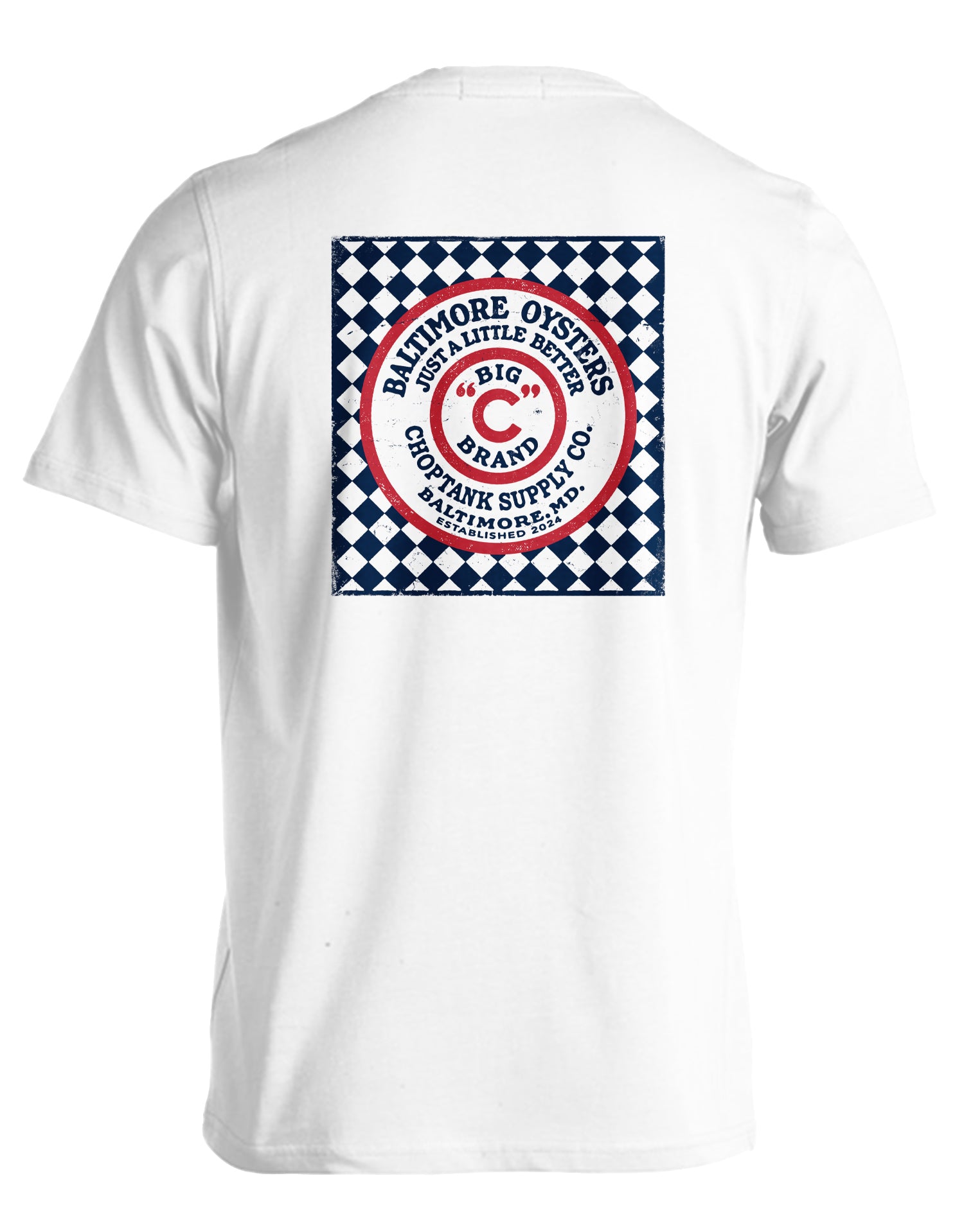 Big "C" Brand Oysters (White) / T-Shirt