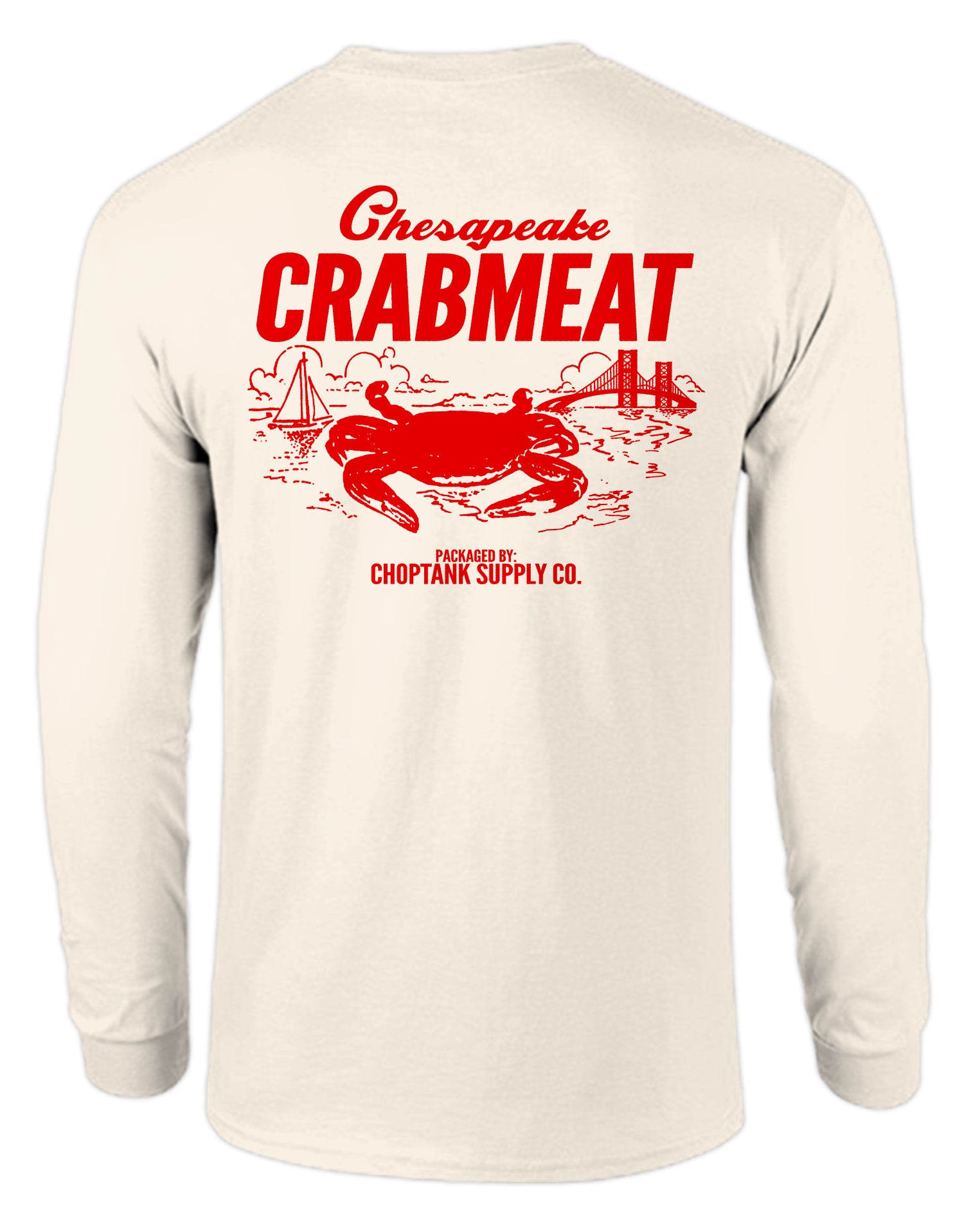 Chesapeake Crabmeat (Ivory) / Long Sleeve Shirt