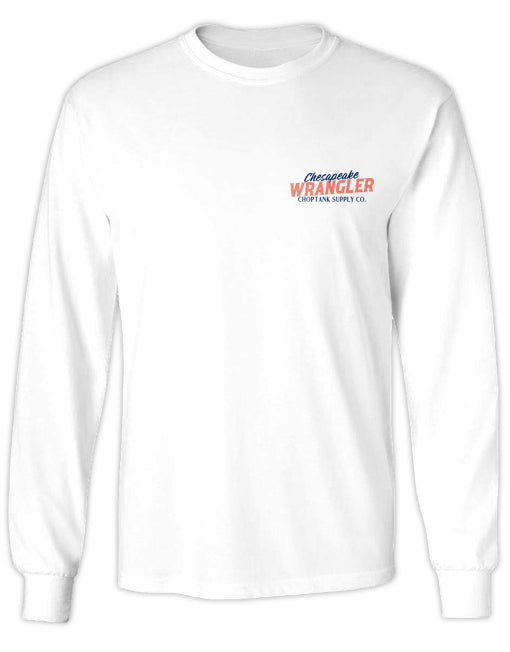 Chesapeake Wrangler Rockfish (White) / Long Sleeve Shirt