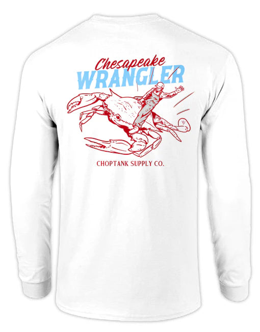 Chesapeake Wrangler (White) / Long Sleeve T-Shirt