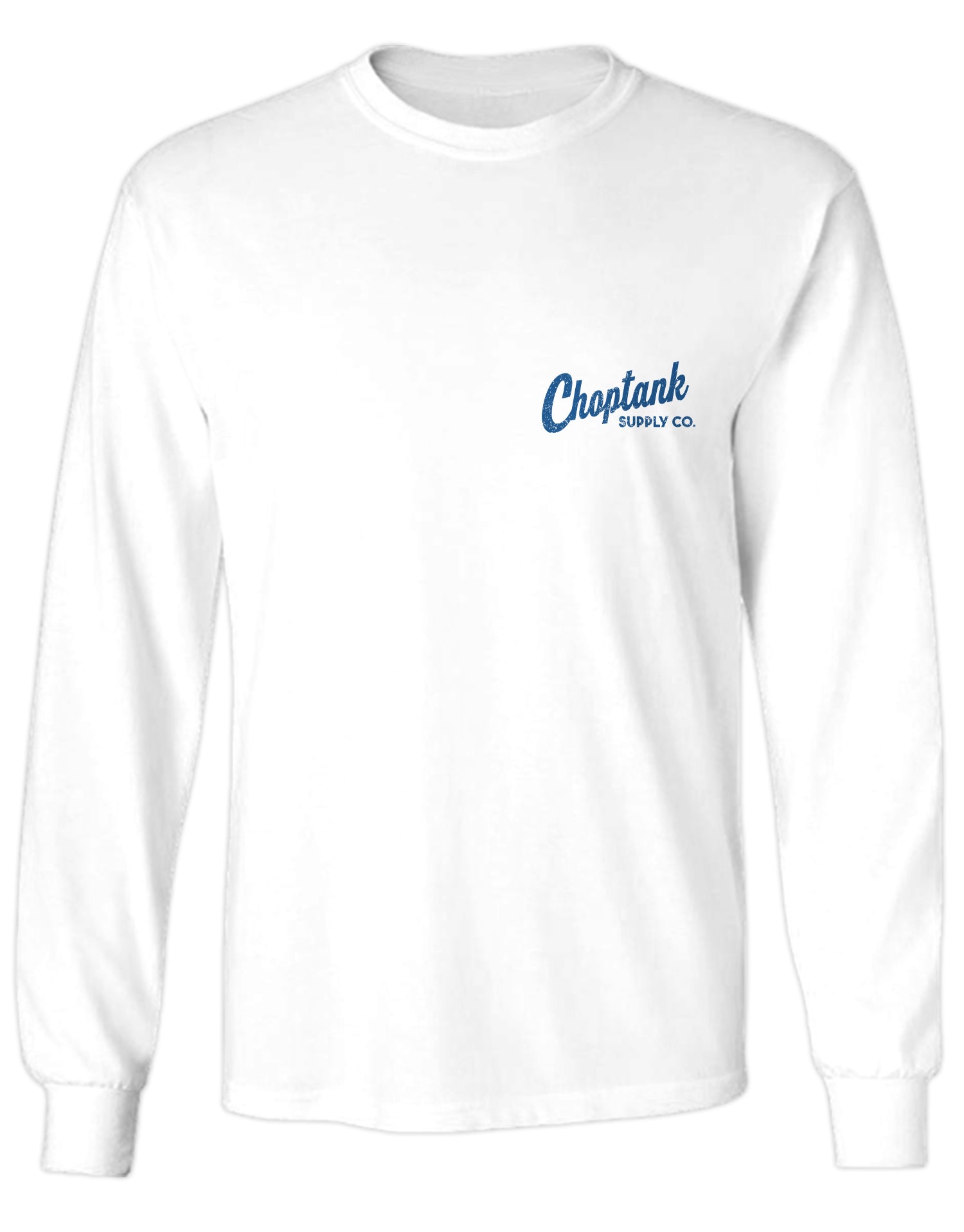 Choptank Supply Co. Oysters (White) / Long Sleeve Shirt