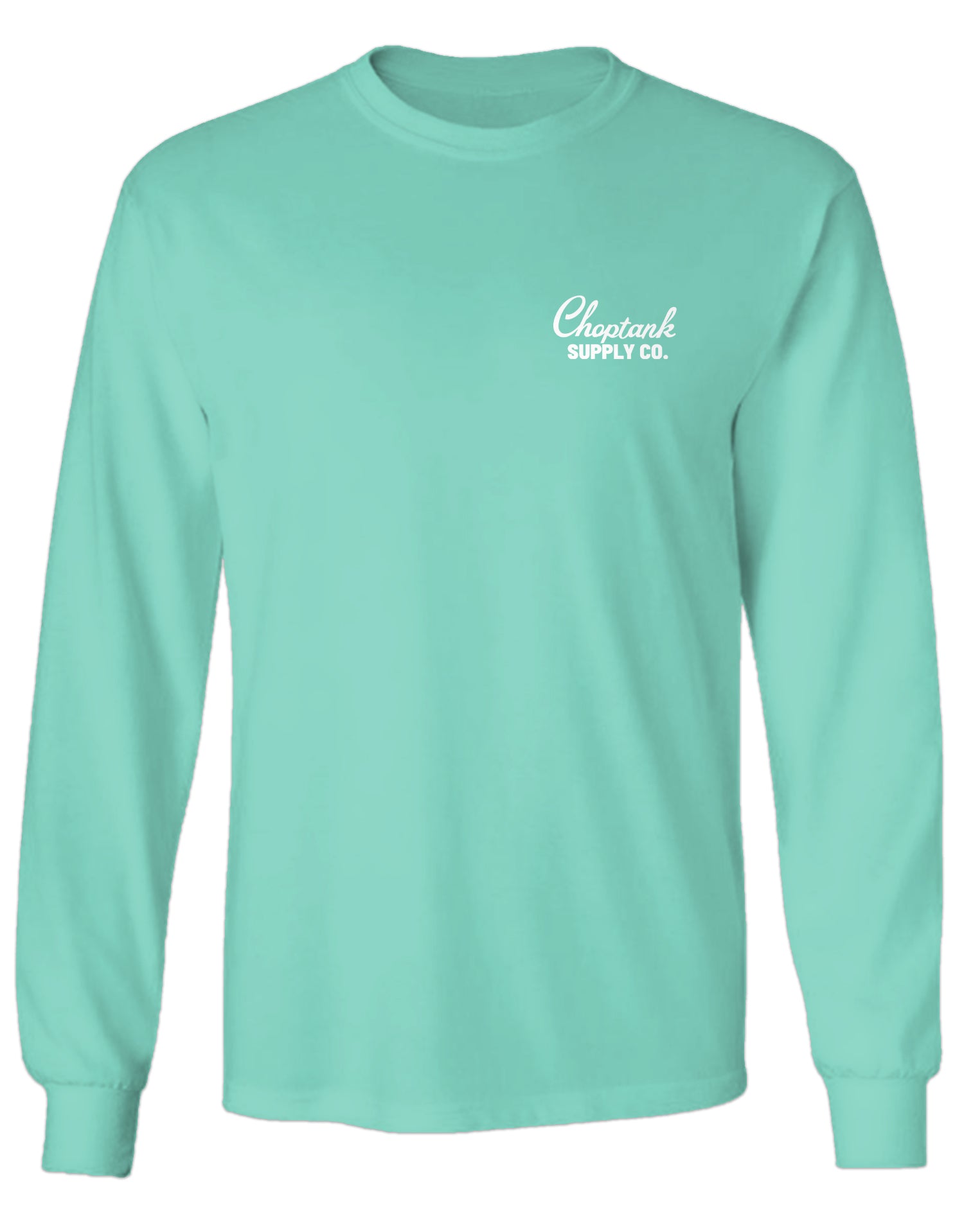 Famous Pearl Brand Oysters (Chalky Mint) / Long Sleeve Shirt