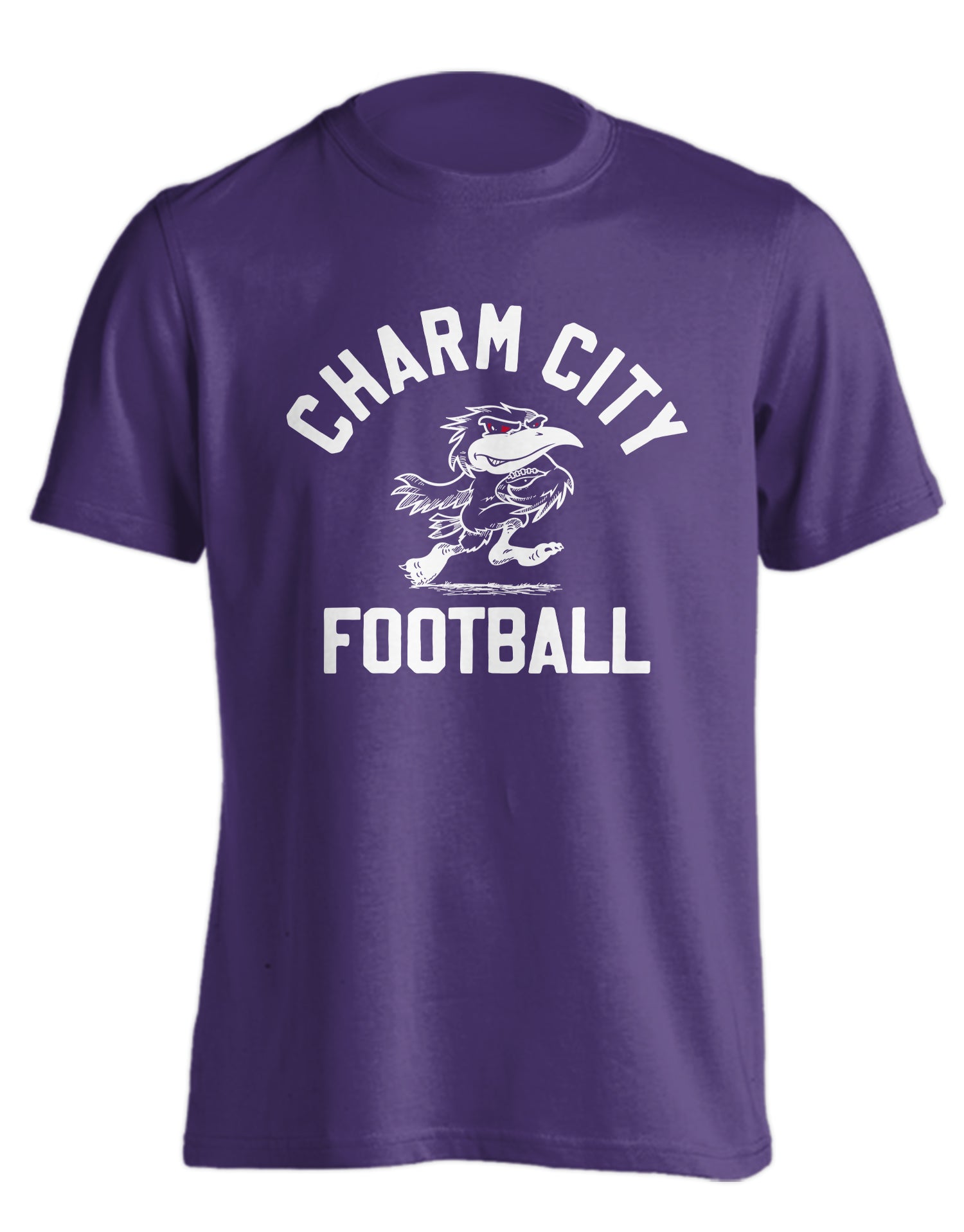 Wear Maryland Charm City Football (Purple) / T-Shirt Purple