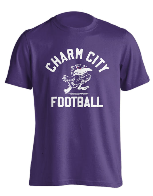 Wear Maryland Charm City Football (Purple) / T-Shirt Purple
