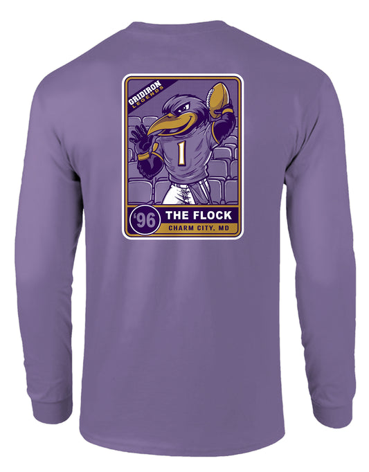 Wear Maryland Gridiron Legend Trading Card (Grape) / Long Sleeve Shirt Grape