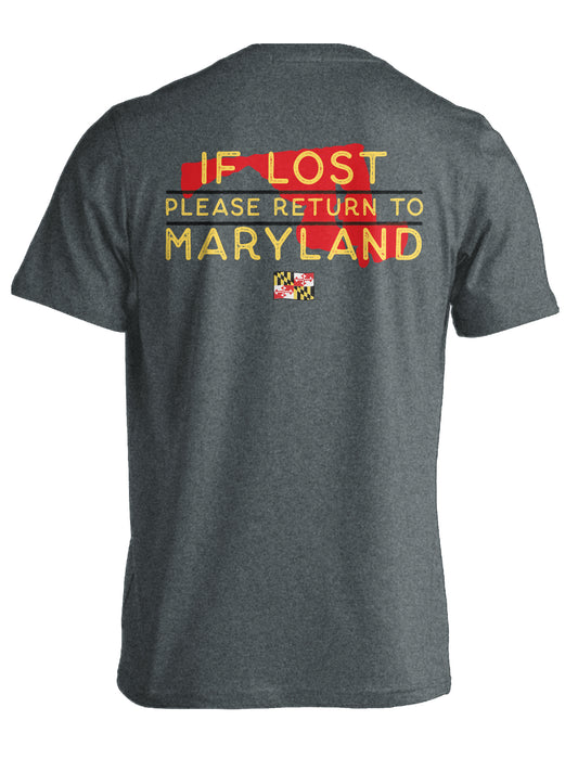 Wear Maryland If Lost (Dark Heather) / T-Shirt Dark Heather