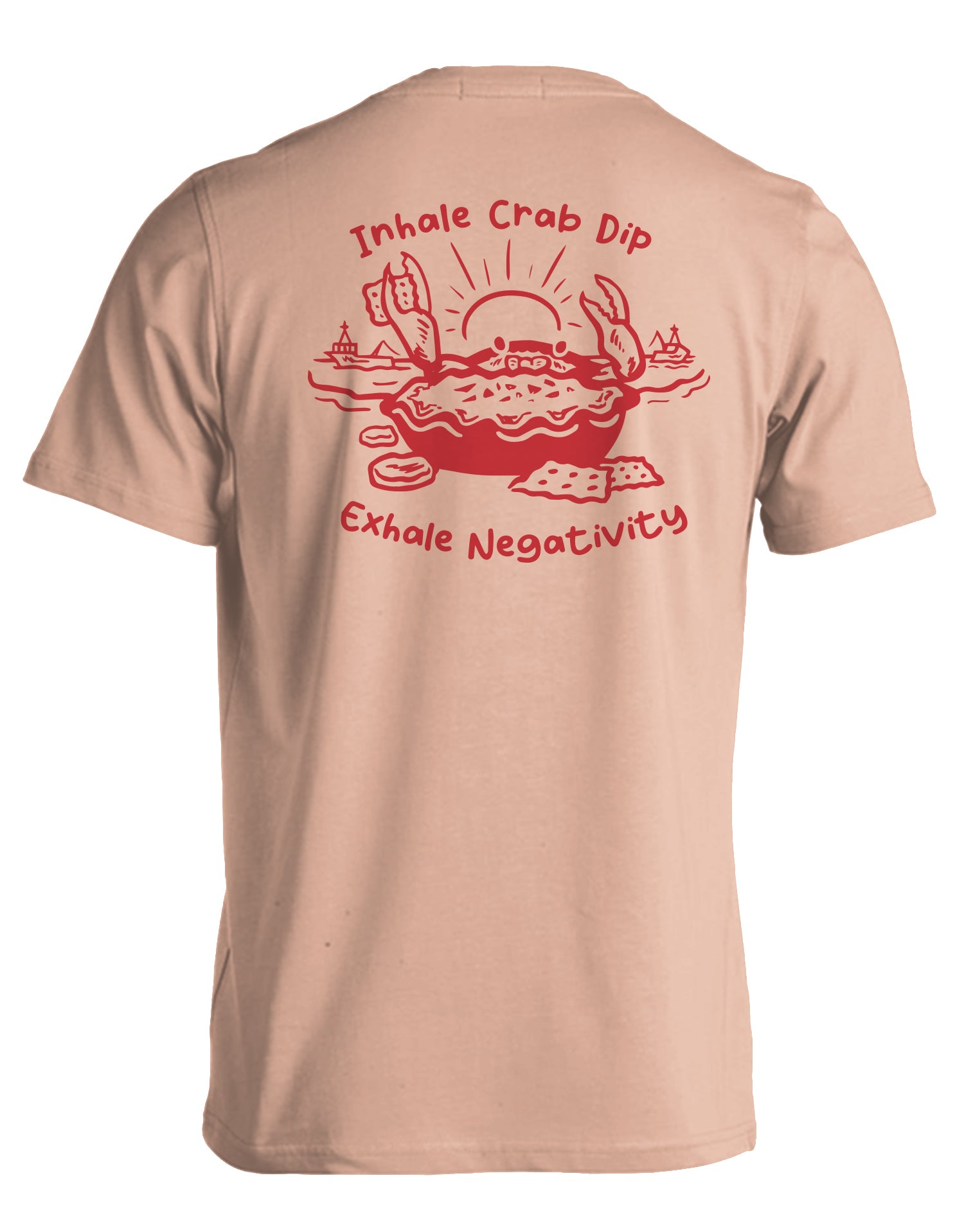 Wear Maryland Inhale Crab Dip (Peachy) / T-Shirt Peachy