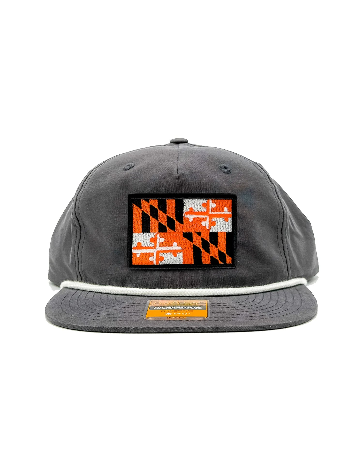 Wear Maryland Birdland State Flag Hat (Charcoal) / 5-Panel Snapback