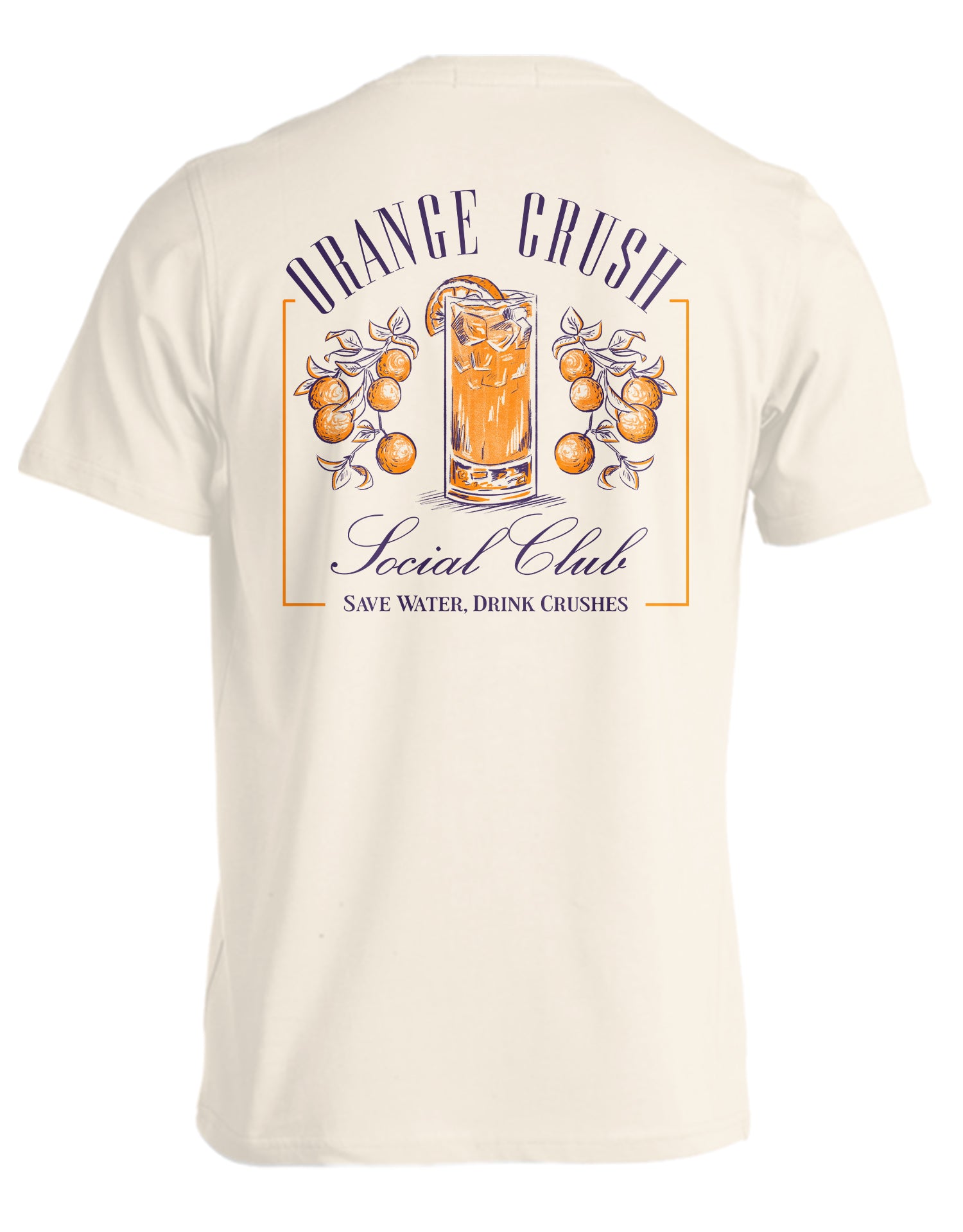 Orange Crush Social Club (Ivory) / T-Shirt