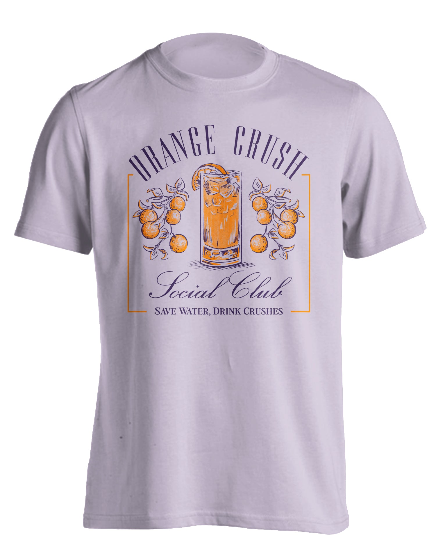 Orange Crush Social Club (Orchid) / T-Shirt