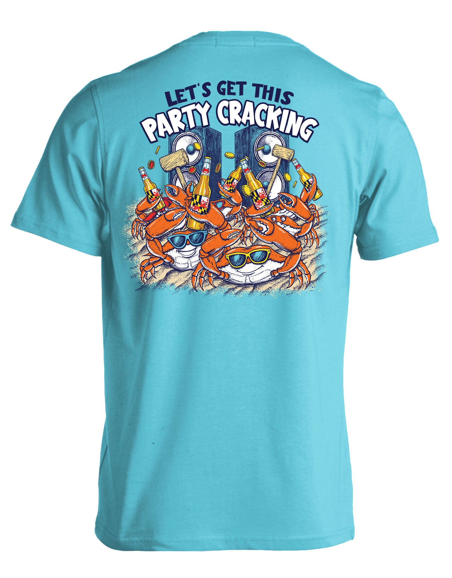 Wear Maryland Party Cracking (Lagoon) / T-Shirt Lagoon