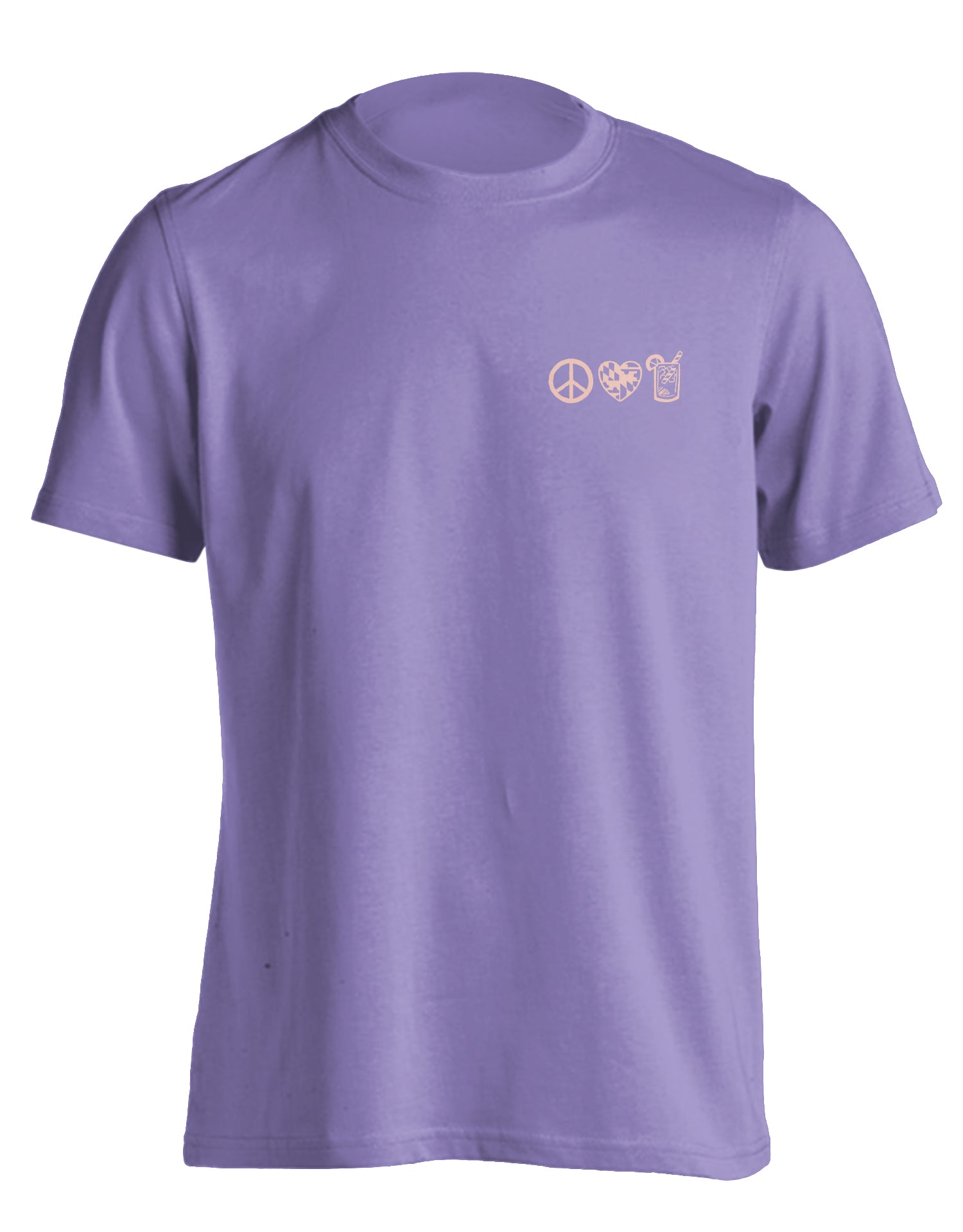 Peace Love Crushes (Violet) / T-Shirt