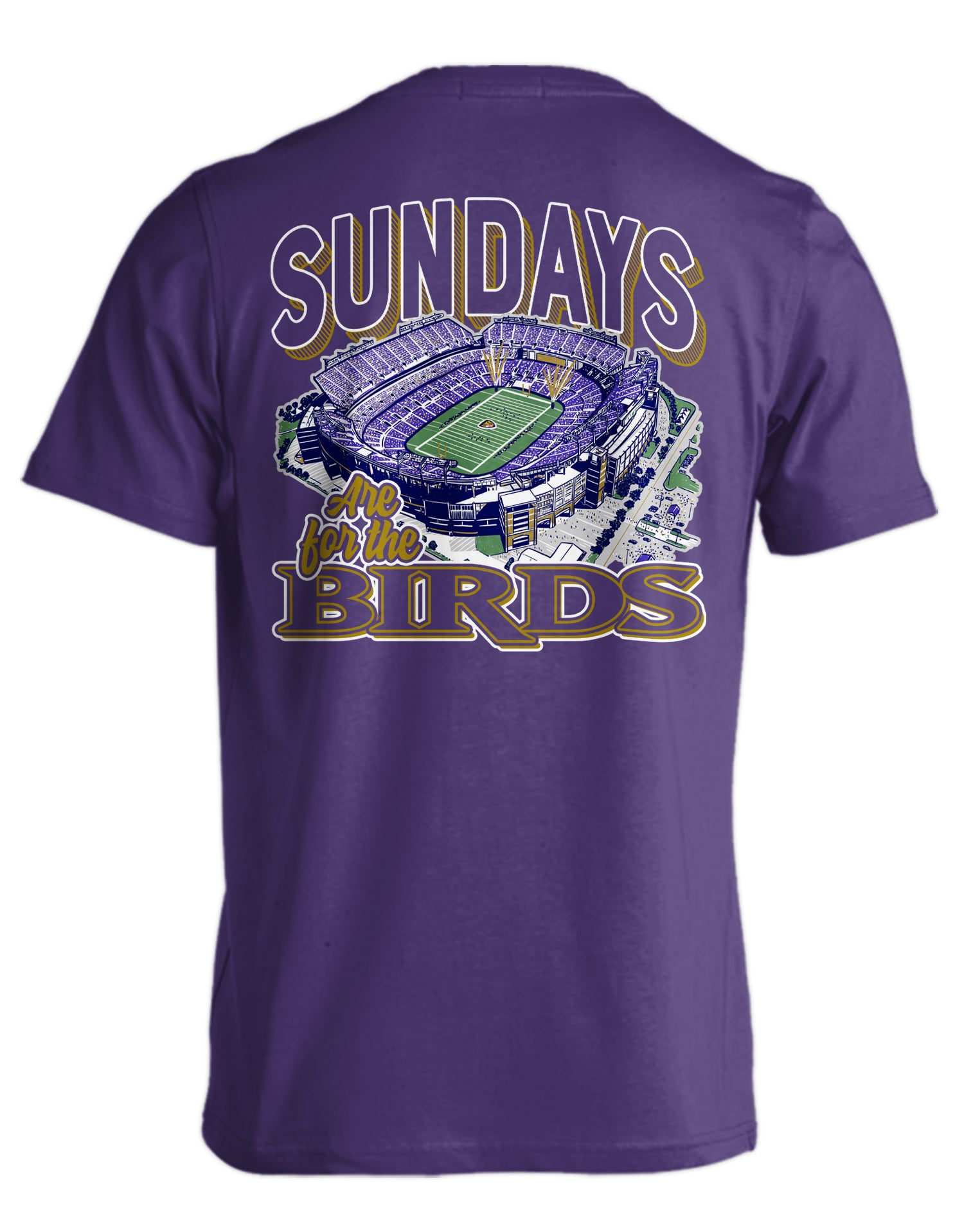 Sundays Are For The Birds (Purple) / T-Shirt