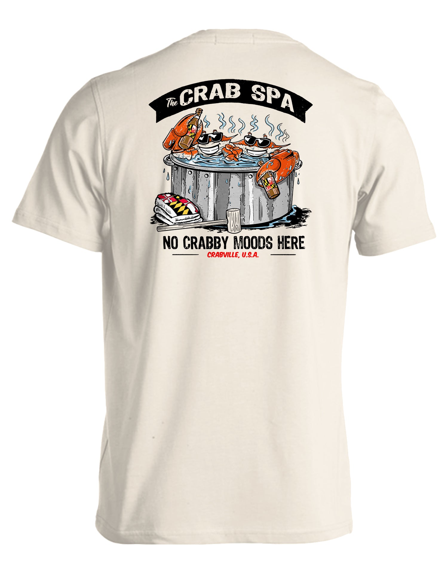 Wear Maryland The Crab Spa (Ivory) / T-Shirt Ivory