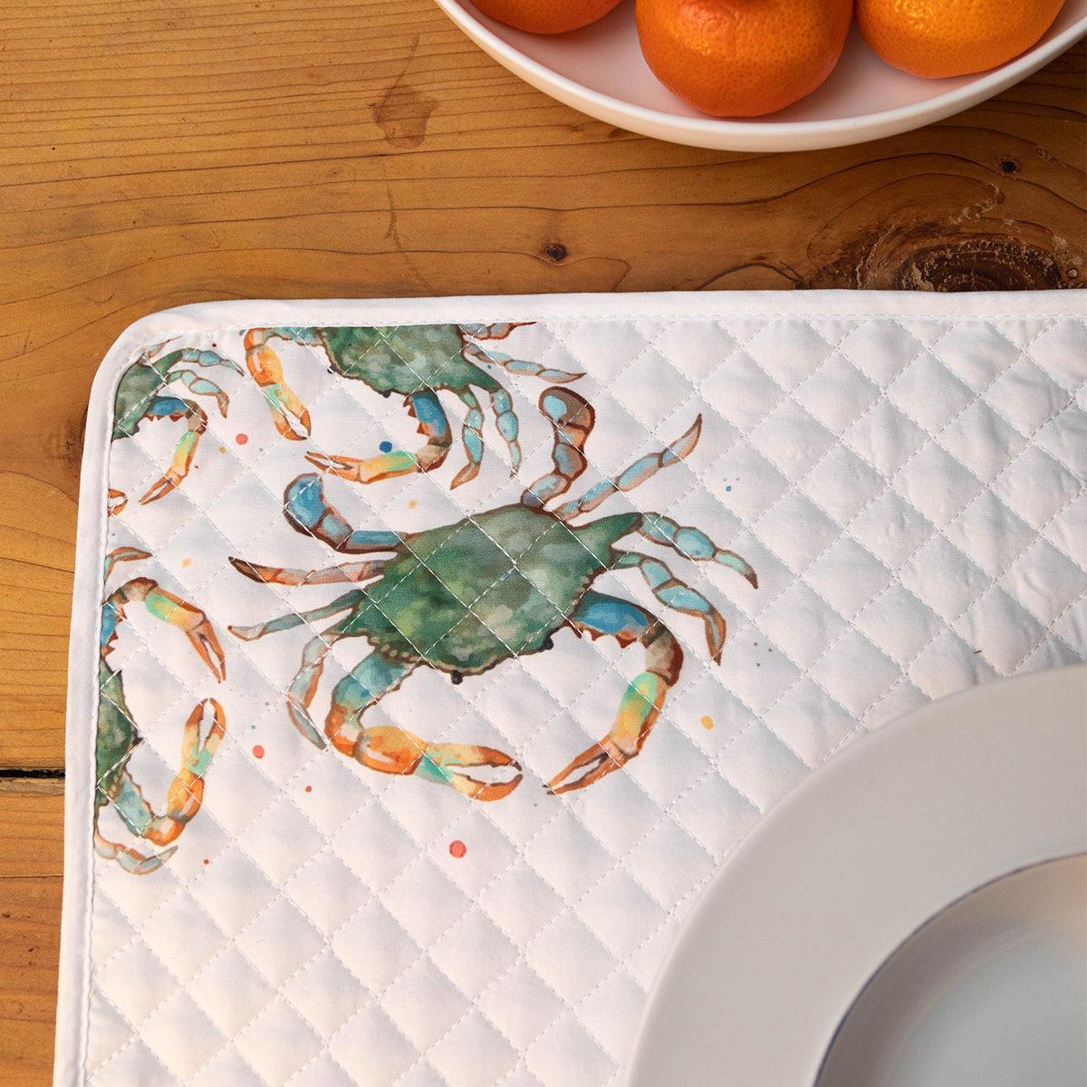 Watercolor Blue Crab / Placemat - Route One Apparel