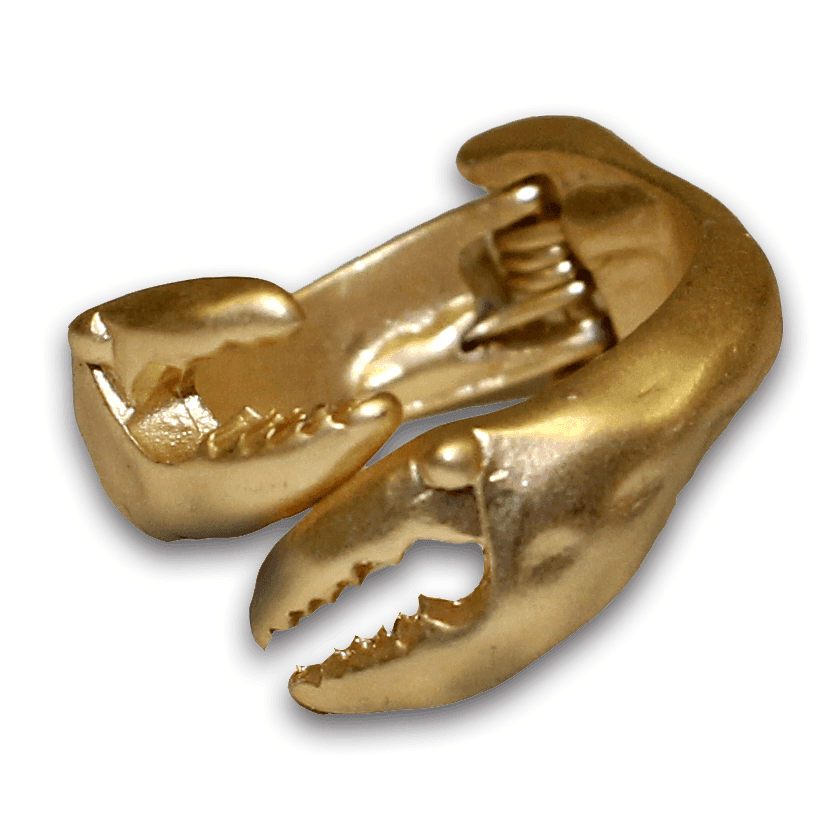 Crab Claw (Antique Gold) / Ring
