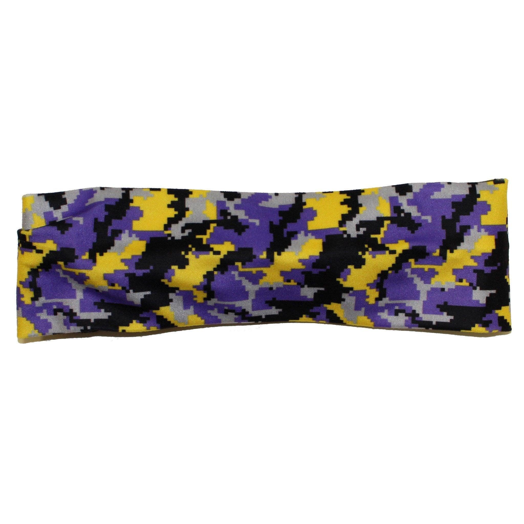 Baltimore Purple & Gold Digi Camo / Headband