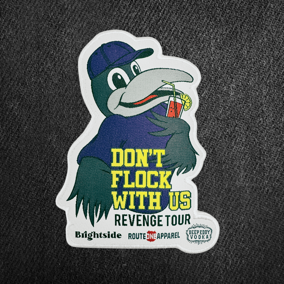 Deep Eddy Vodka - Don't Flock With Us (Purple) / Patch